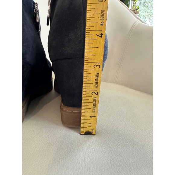 Sofft Women's Siri Blue Wedge Waterproof Suede Sz. 10M - Picture 4 of 10